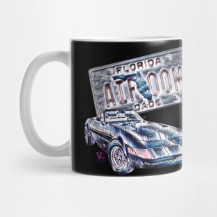 Miami Vice cars and  plates Mug